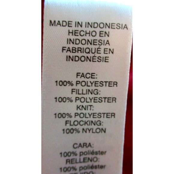 Weekends By Chico's Women's Red & Black Animal Print Full Zip Vest Size Large - Picture 10 of 11